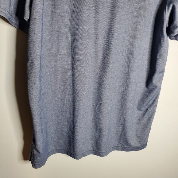 Travis Mathew blue lightweight polo shirt Size Large Great condition - Picture 8 of 11